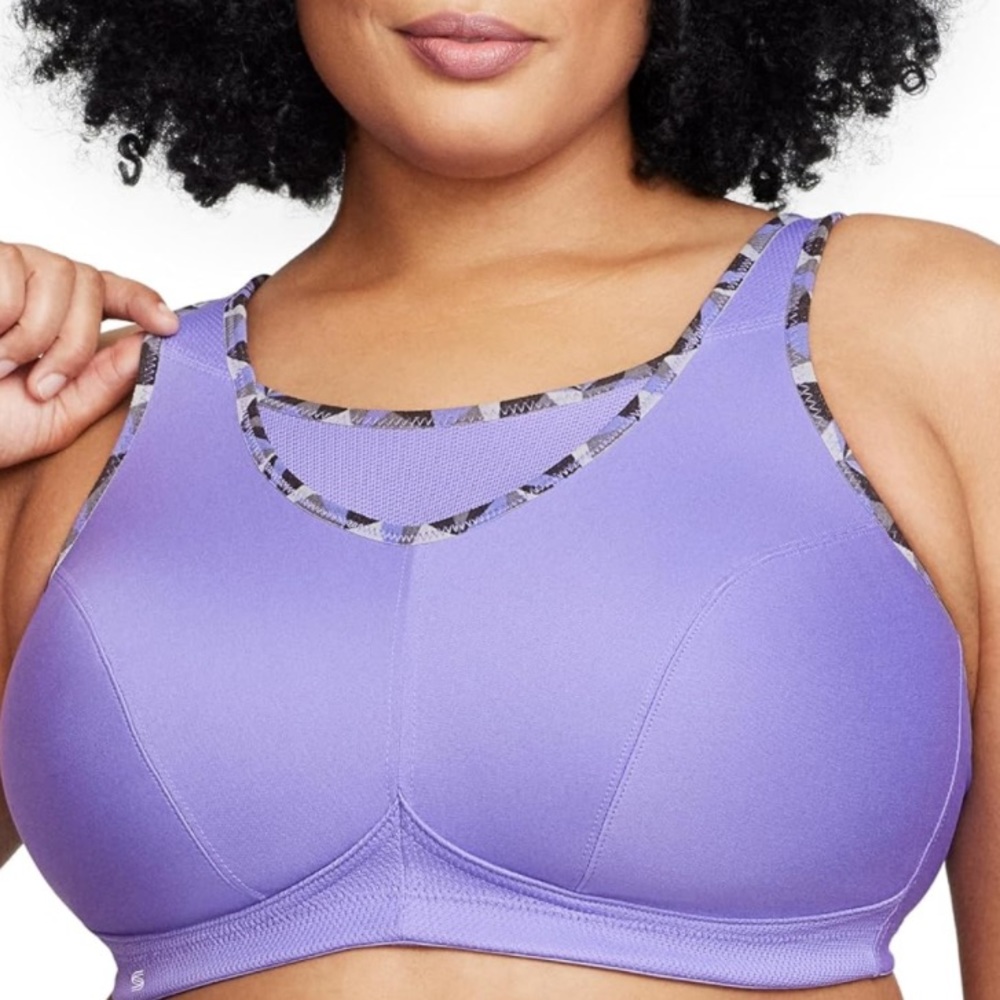 GLAMORISE SPORT high impact wirefree full bust full figure plus size sports bra
